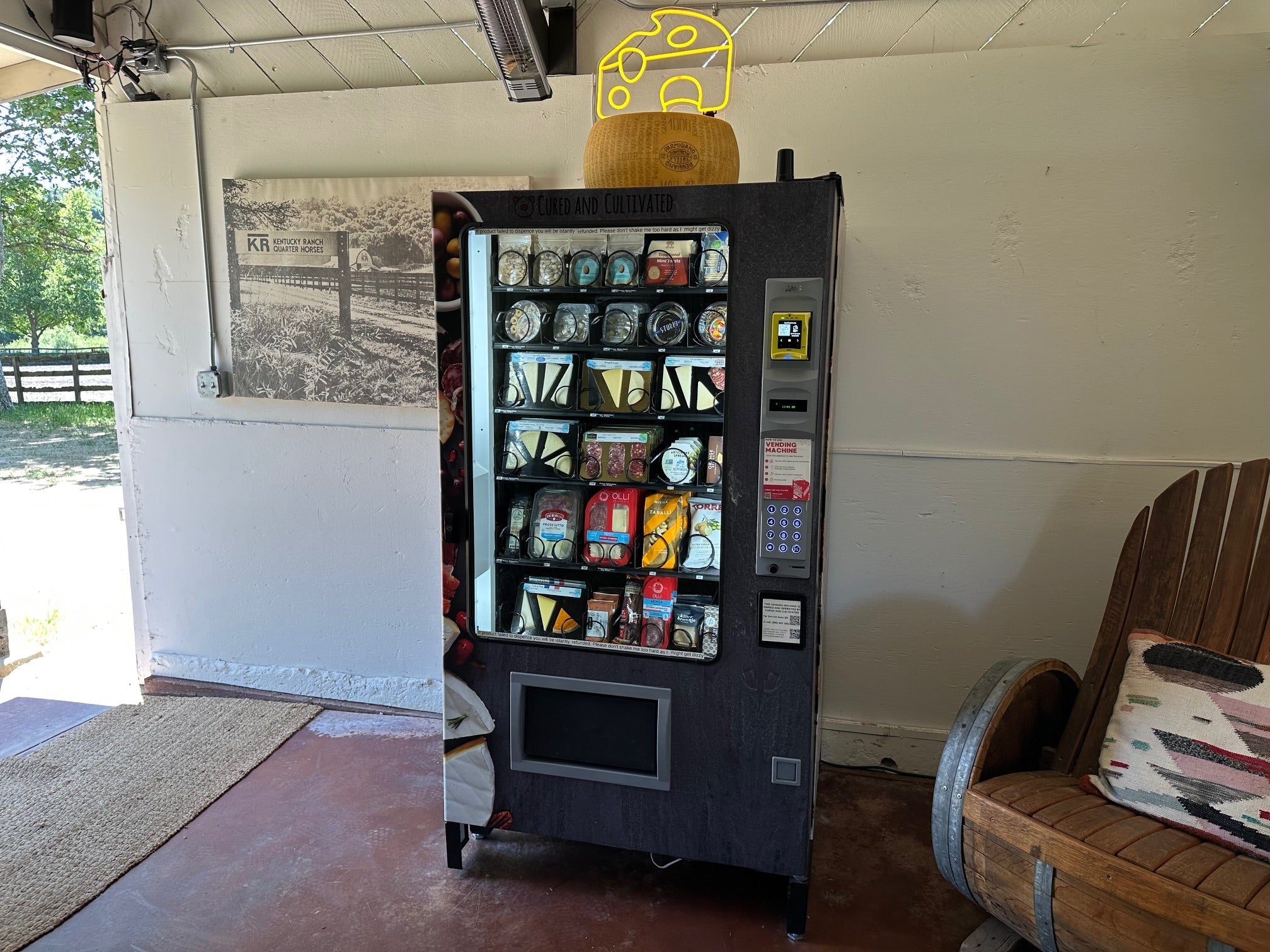 Cheese & Charcuterie Vending Now at Thacher Winery, Paso Robles - Curedandcultivated