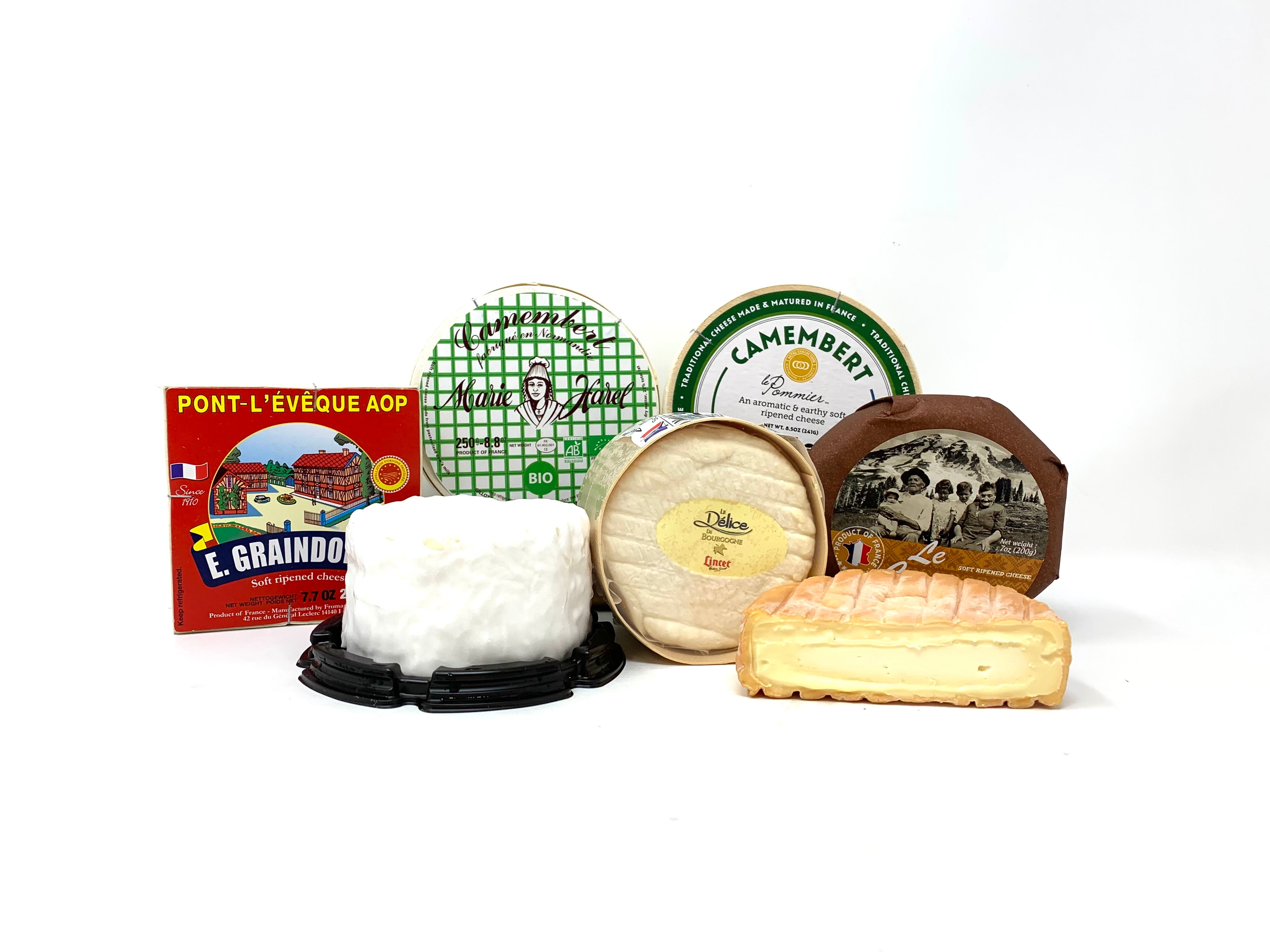 French Air Soft cheeses from France Brie Camembert - Curedandcultivated