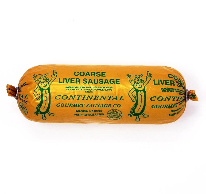 Continental Gourmet Sausage Liverwurst Coarse chub Paso Robles - Curedandcultivated