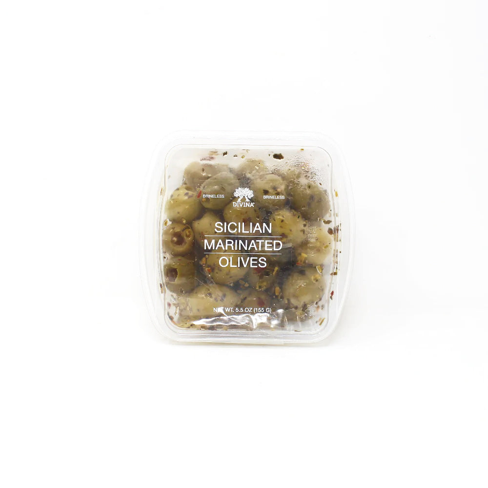 Divina Sicilian Marinated Olives, 5.5 oz | Curedandcultivated