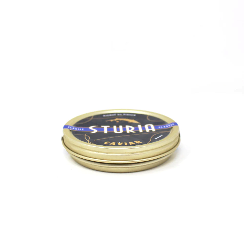 Sturia Black Osetra Baerii Caviar - Curedandcultivated