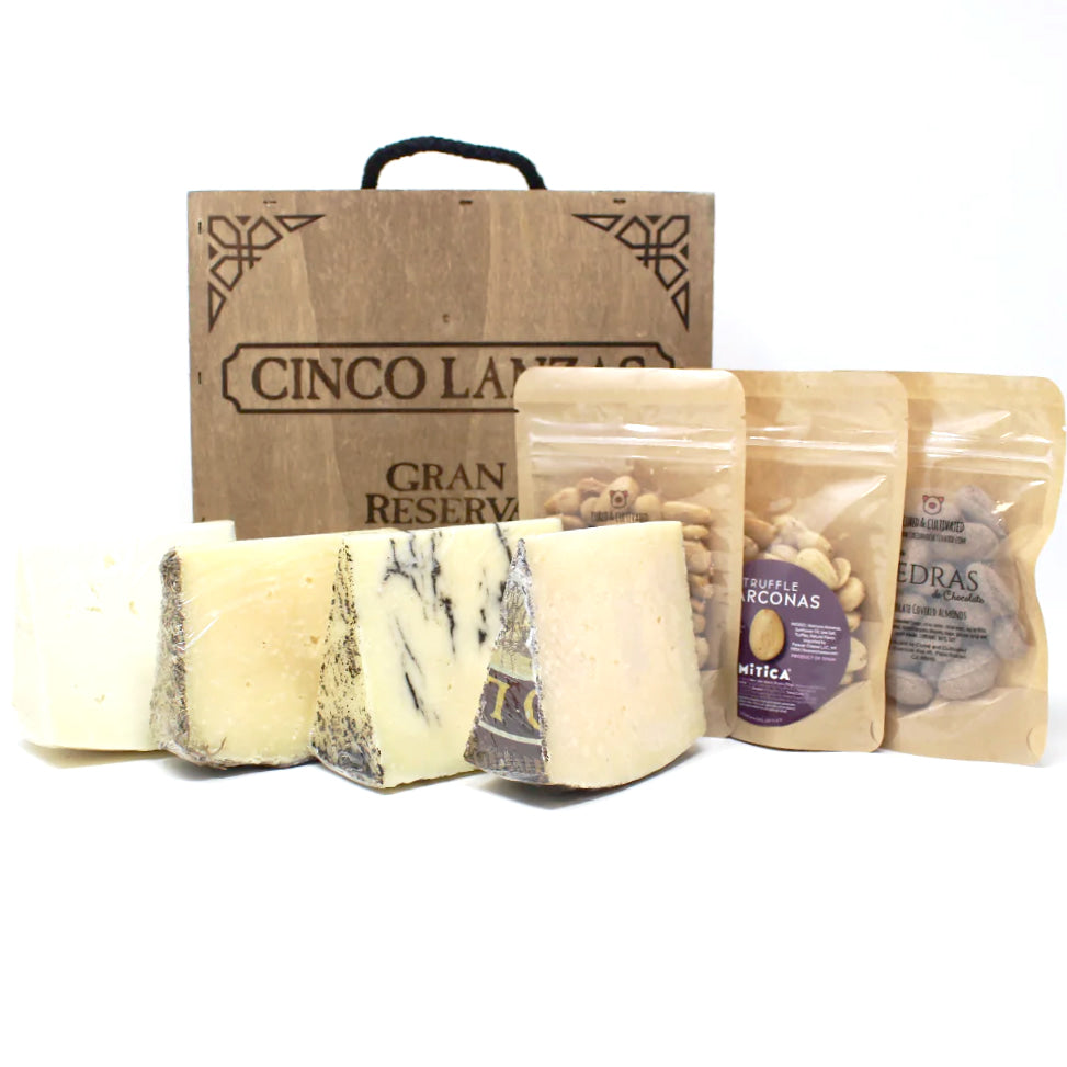 Spanish Cheese and Nuts Gift Box - Curedandcultivated