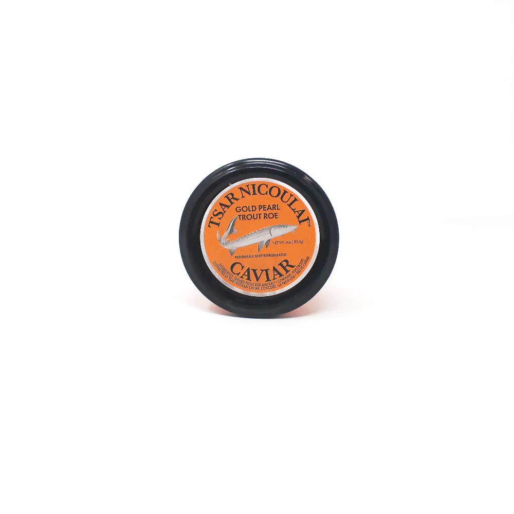 Tsar Nicoulai Gold Trout Roe, 4 oz - Curedandcultivated