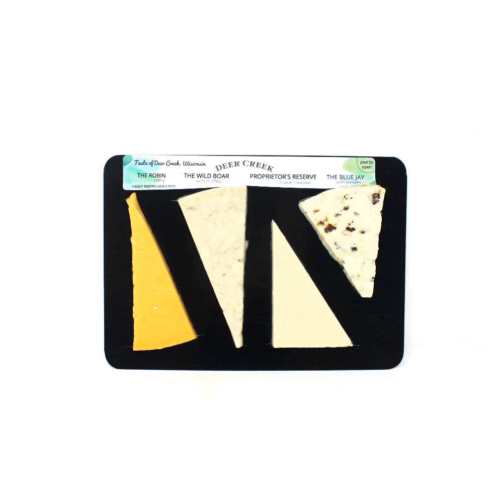 Deer Creek Cheese Sampler, 4 oz - Curedandcultivated