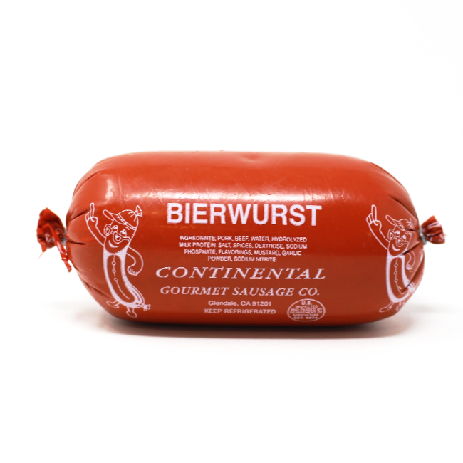 German Bierwurst Continental Gourmet Sausage Paso Robles - Curedandcultivated
