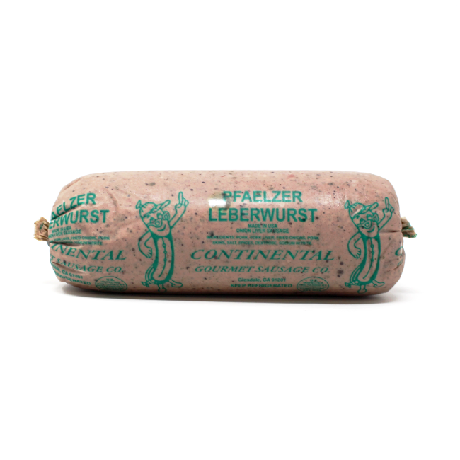 German Pfaelzer Liverwurst leberwurst Continental Gourmet Sausage - Curedandcultivated