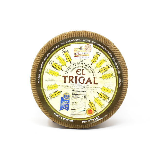 Manchego Cheese by El Trigal Aged 6 Month - Curedandcultivated