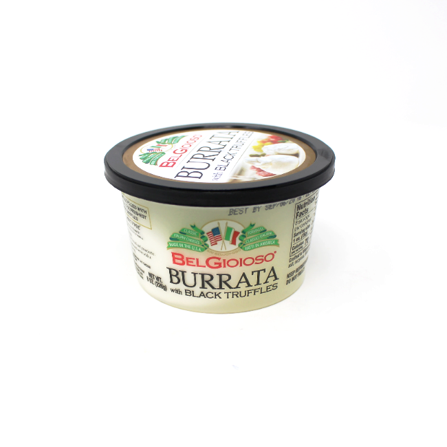 burrata black truffle belgioioso - Curedandcultivated
