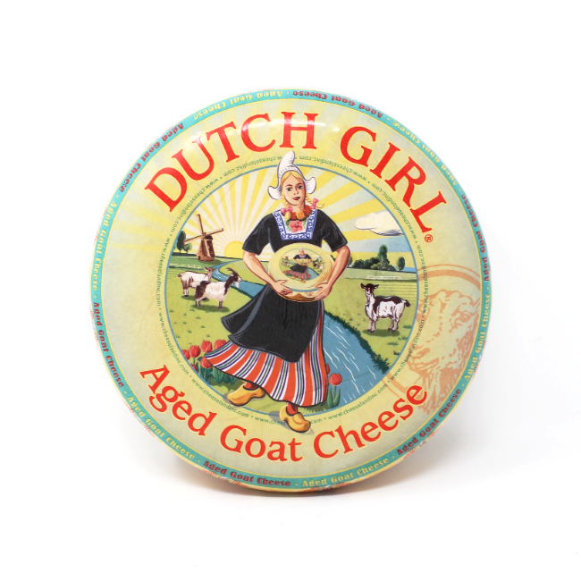 Dutch Girl Aged Goat cheese Cheeseland - Curedandcultivated