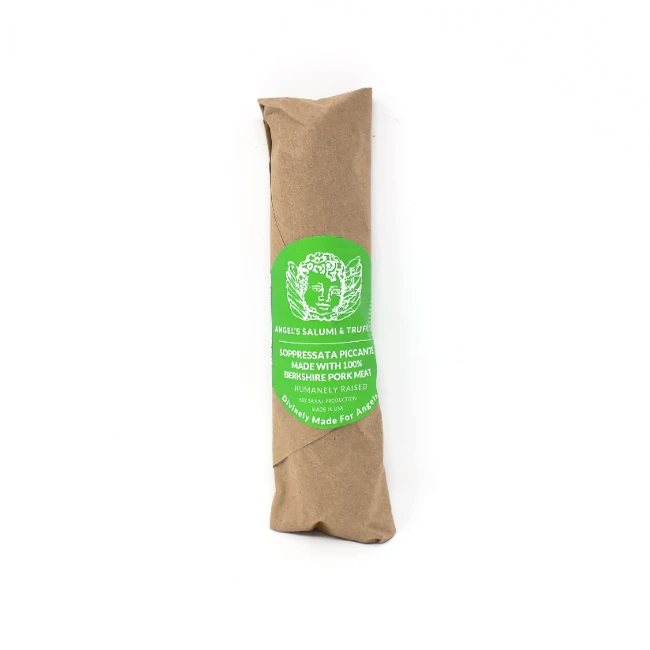 Angel's Soppressata Piccante Italian Salami - Curedandcultivated