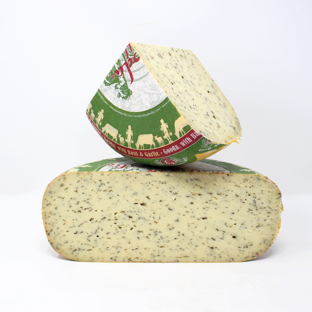 Cheeseland Gouda with Basil and Garlic Cheese - Curedandcultivated