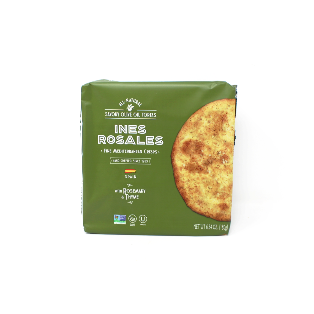 Ines Rosales Olive Oil Tortas with Rosemary & Thyme - Curedandcultivated