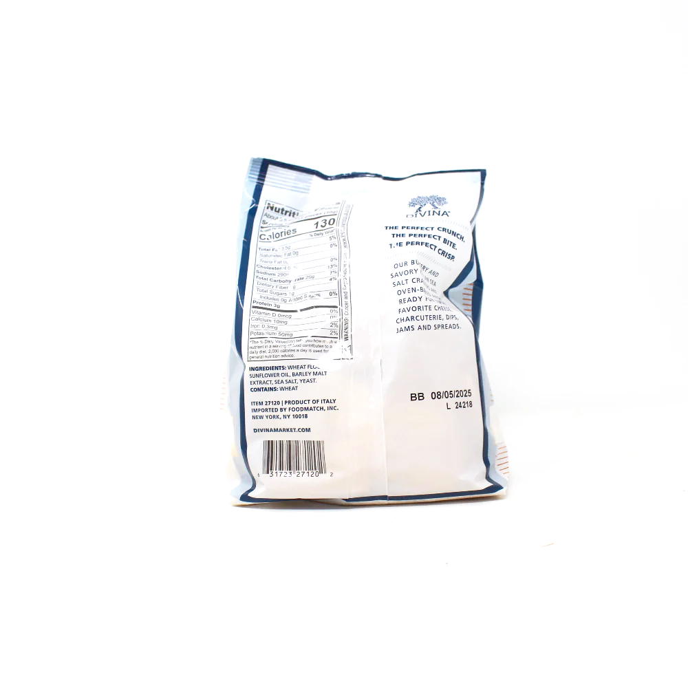 Divina Sea Salt Crisps - Curedandcultivated