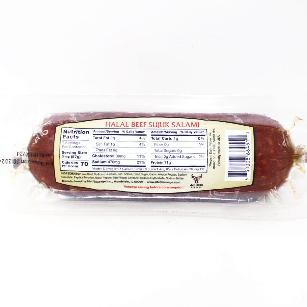 Halal Beef Sucuk Salami - Curedandcultivated