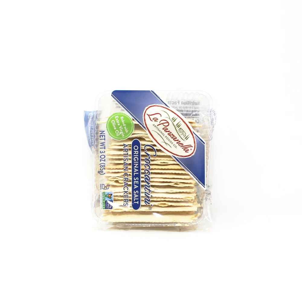 La Panzanella Sea Salt Crackers - Curedandcultivated