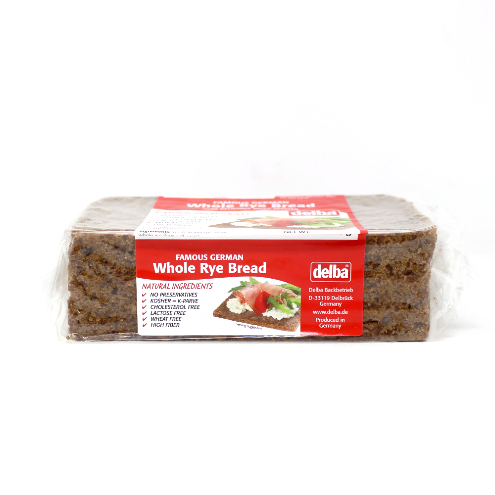 Delba German Whole Rye Bread - Curedandcultivated