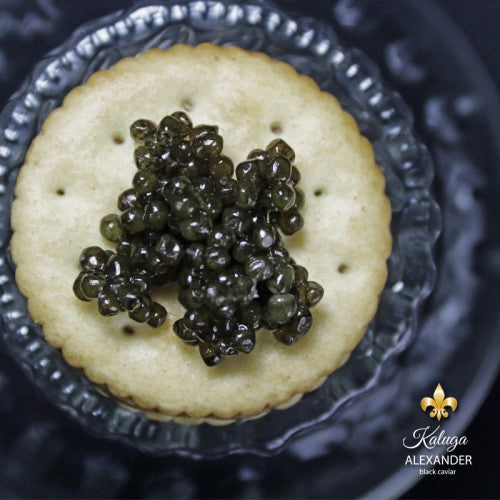 KALUGA - Alexander Black Beluga Caviar, 8 oz. - Curedandcultivated