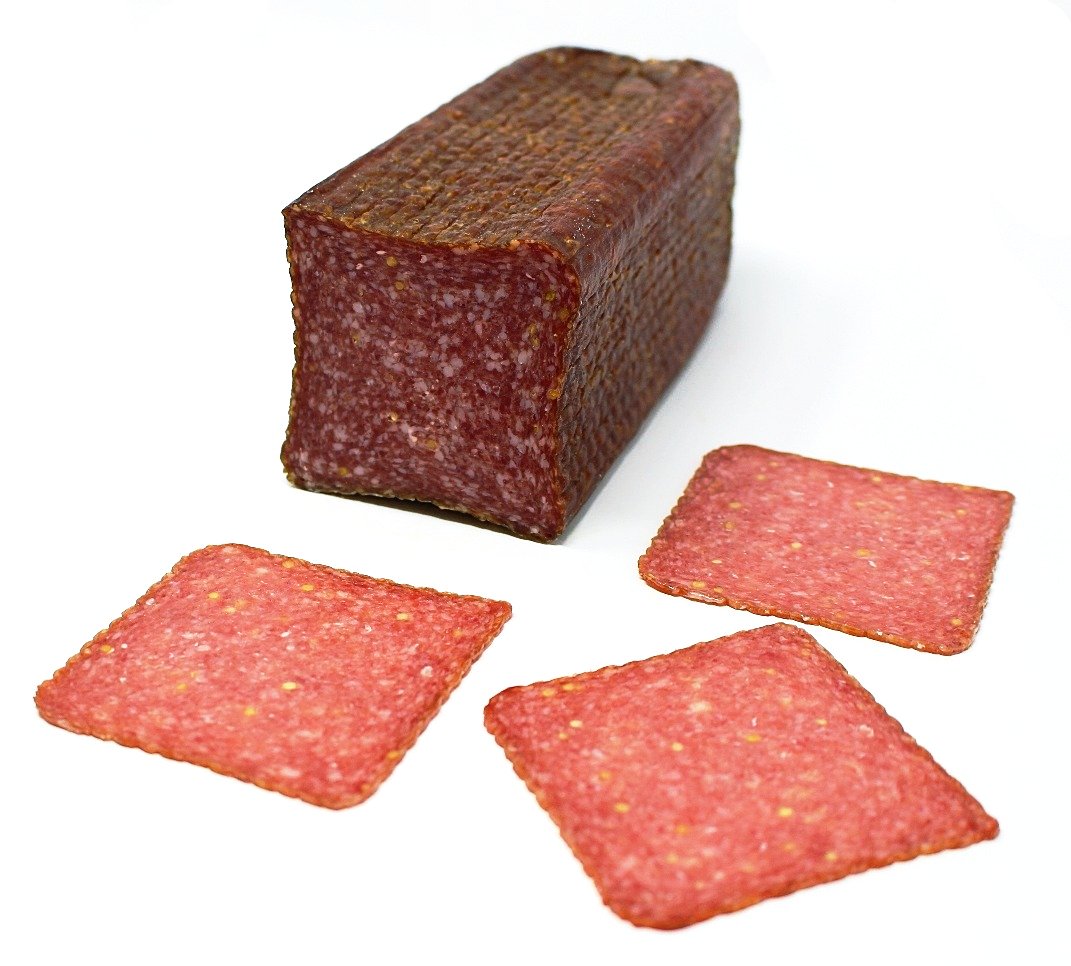 Square Mustard Seed Salami by Piller's - Curedandcultivated