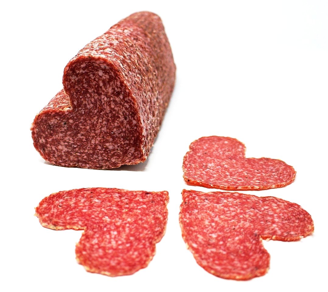 D’Amour Heart Shaped Salami by Piller's - Curedandcultivated