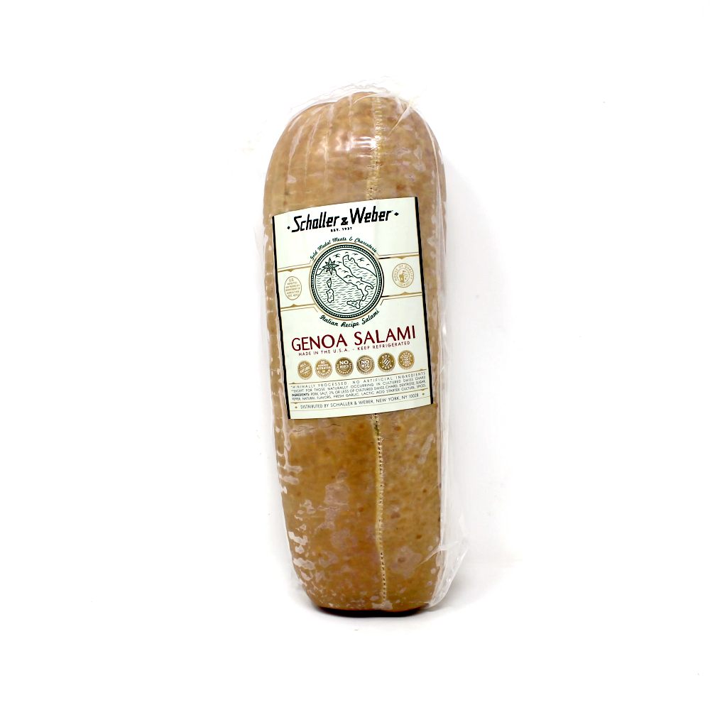Genoa Italian Salami Schaller and Weber Paso Robles  - Curedandcultivated