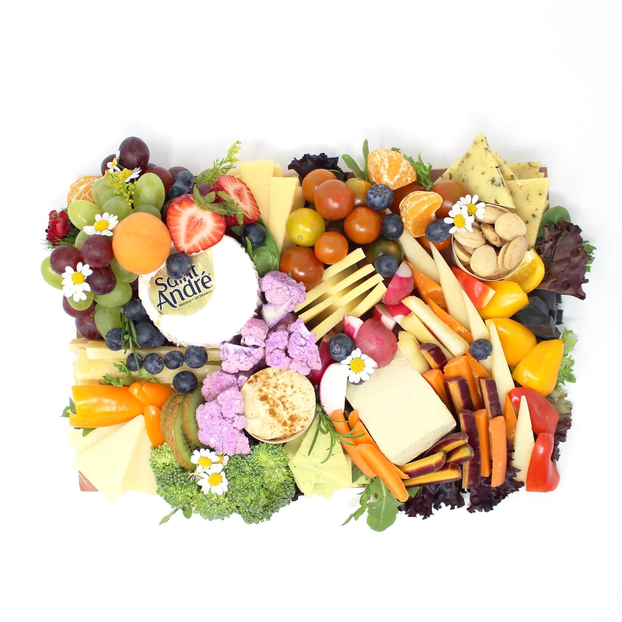 Small Vegetarian Cheese Grazing Board Paso Robles - Curedandcultivated
