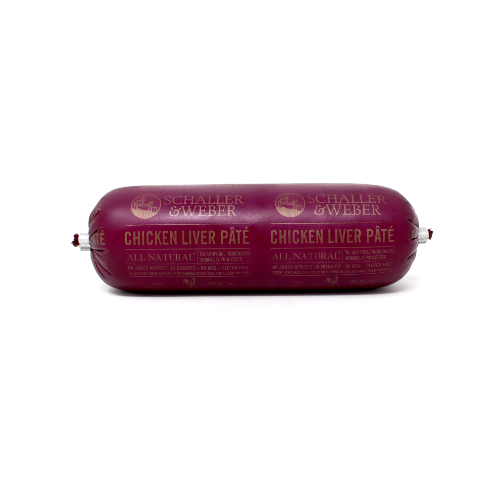 Chicken Liver Pate, 7oz. Schaller & Weber - Curedandcultivated