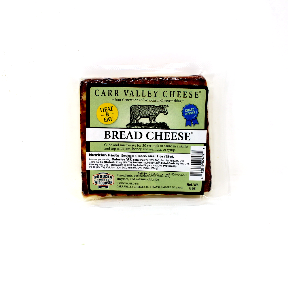 Carr Valley Bread Cheese, 6 oz - Curedandcultivated