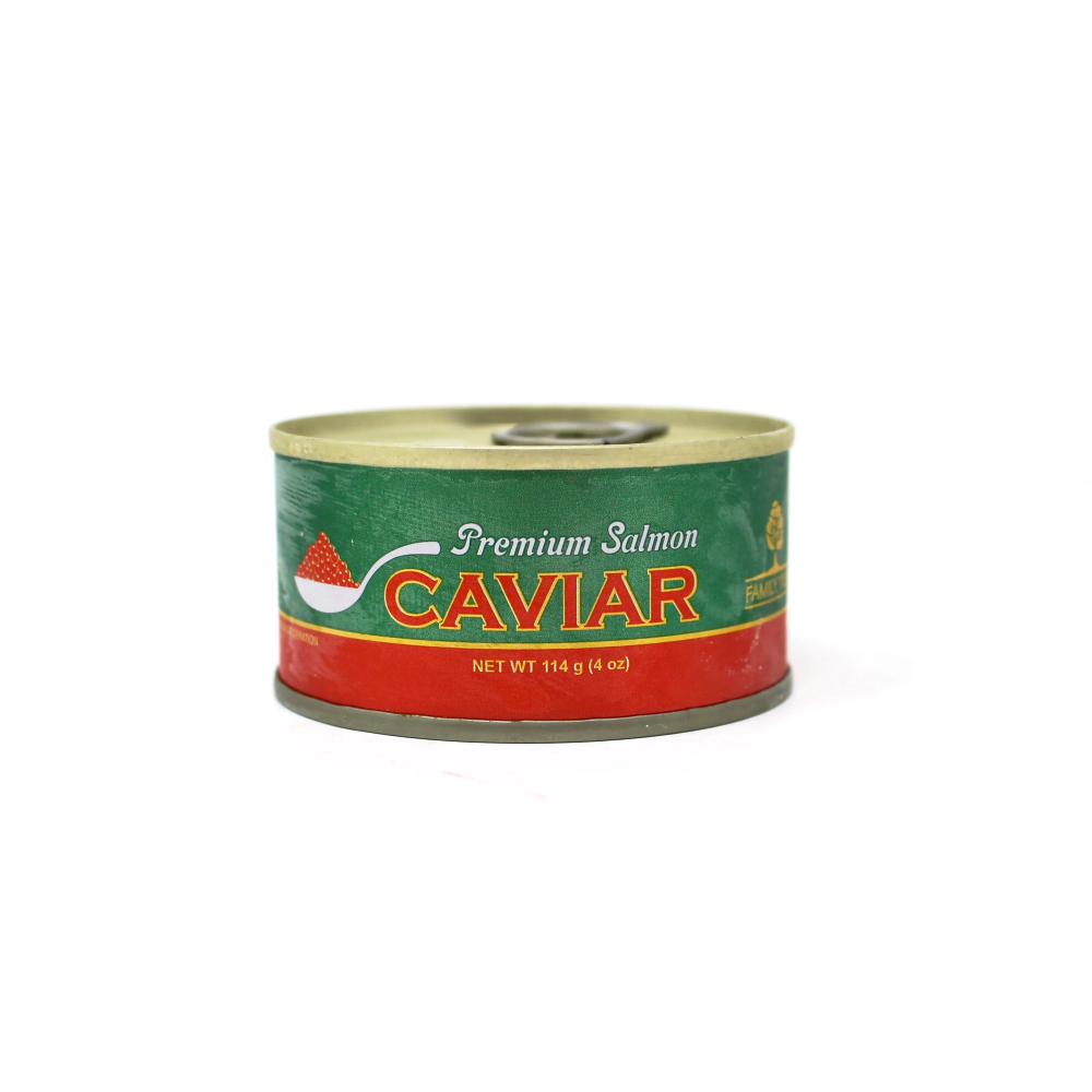 Red Salmon Caviar Green Can Paso Robles - Curedandcultivated