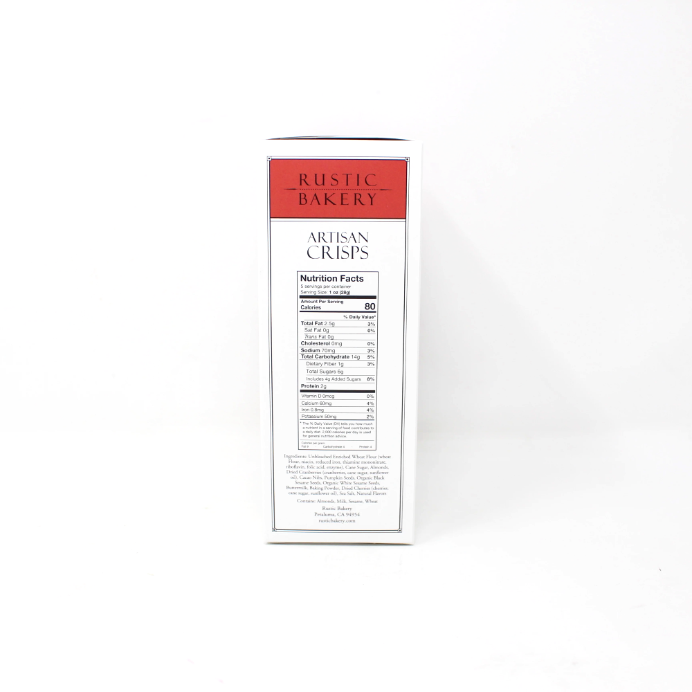 Rustic Bakery Cherry Cacao Crisps - Curedandcultivated