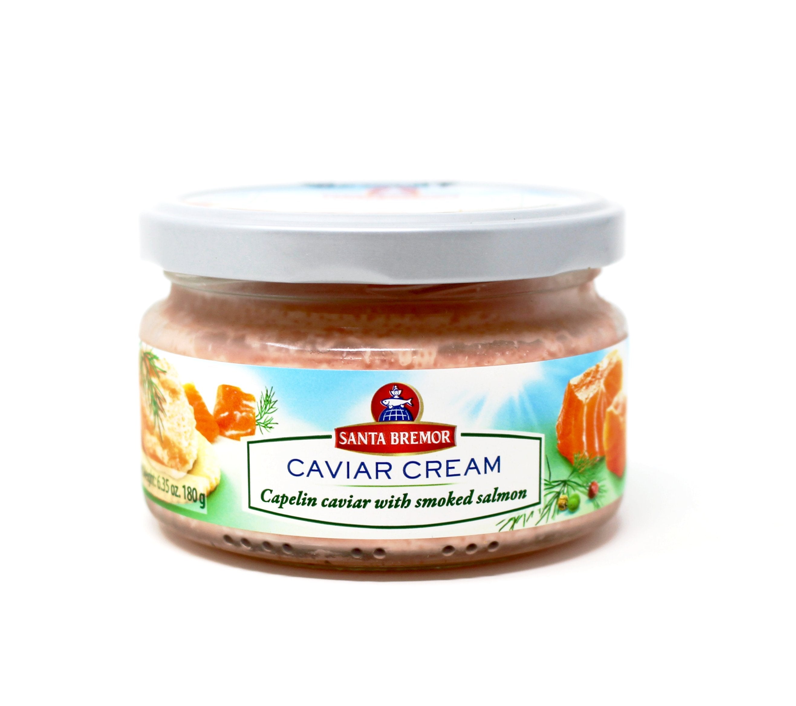 Santa Bremor Caviar Cream - Salmon, 6.35 oz - Curedandcultivated