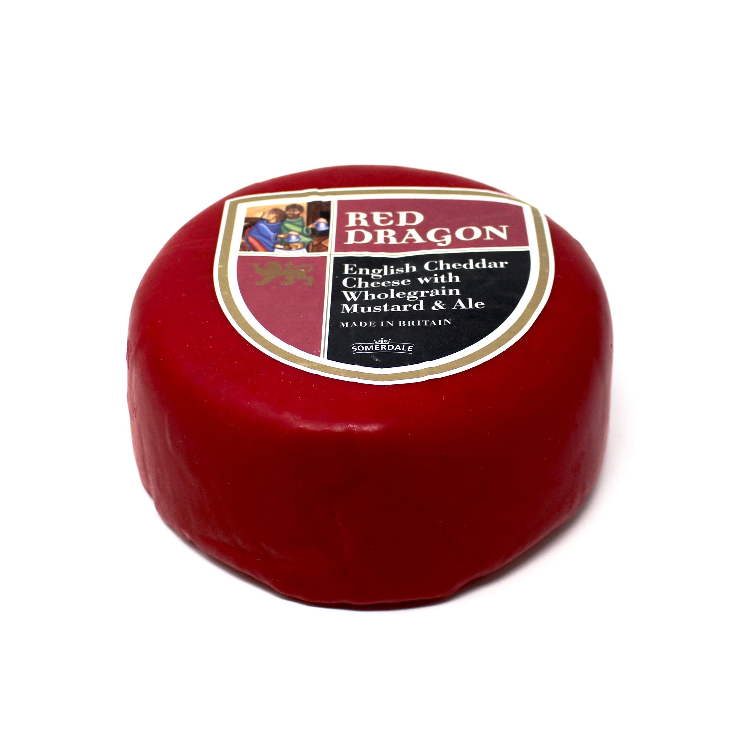 Somerdale Red Dragon Cheddar with Mustard seed - Curedandcultivated