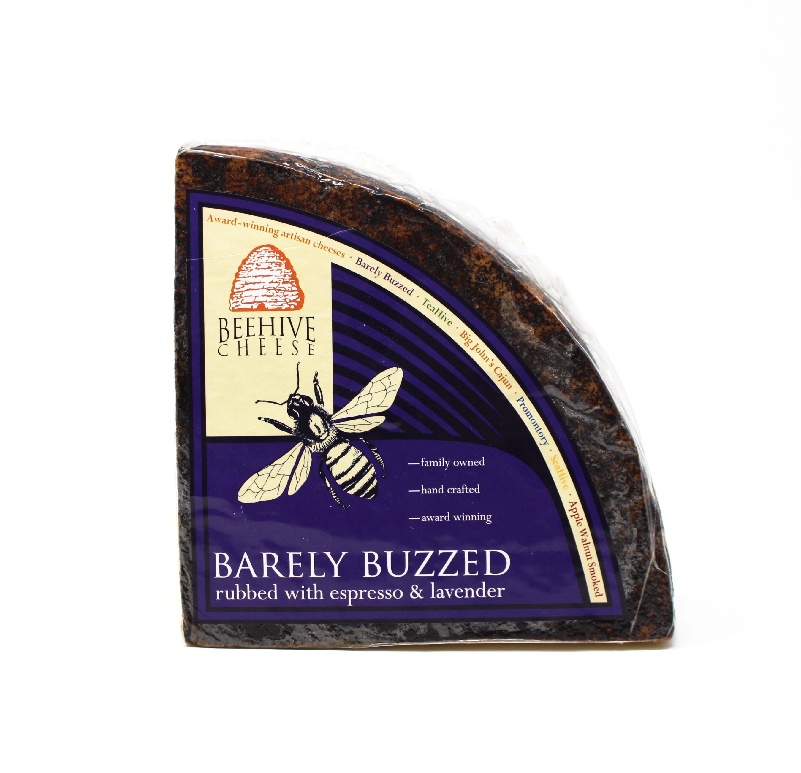 Beehive Barely Buzzed  Lavender & Espresso Cheddar - Curedandcultivated