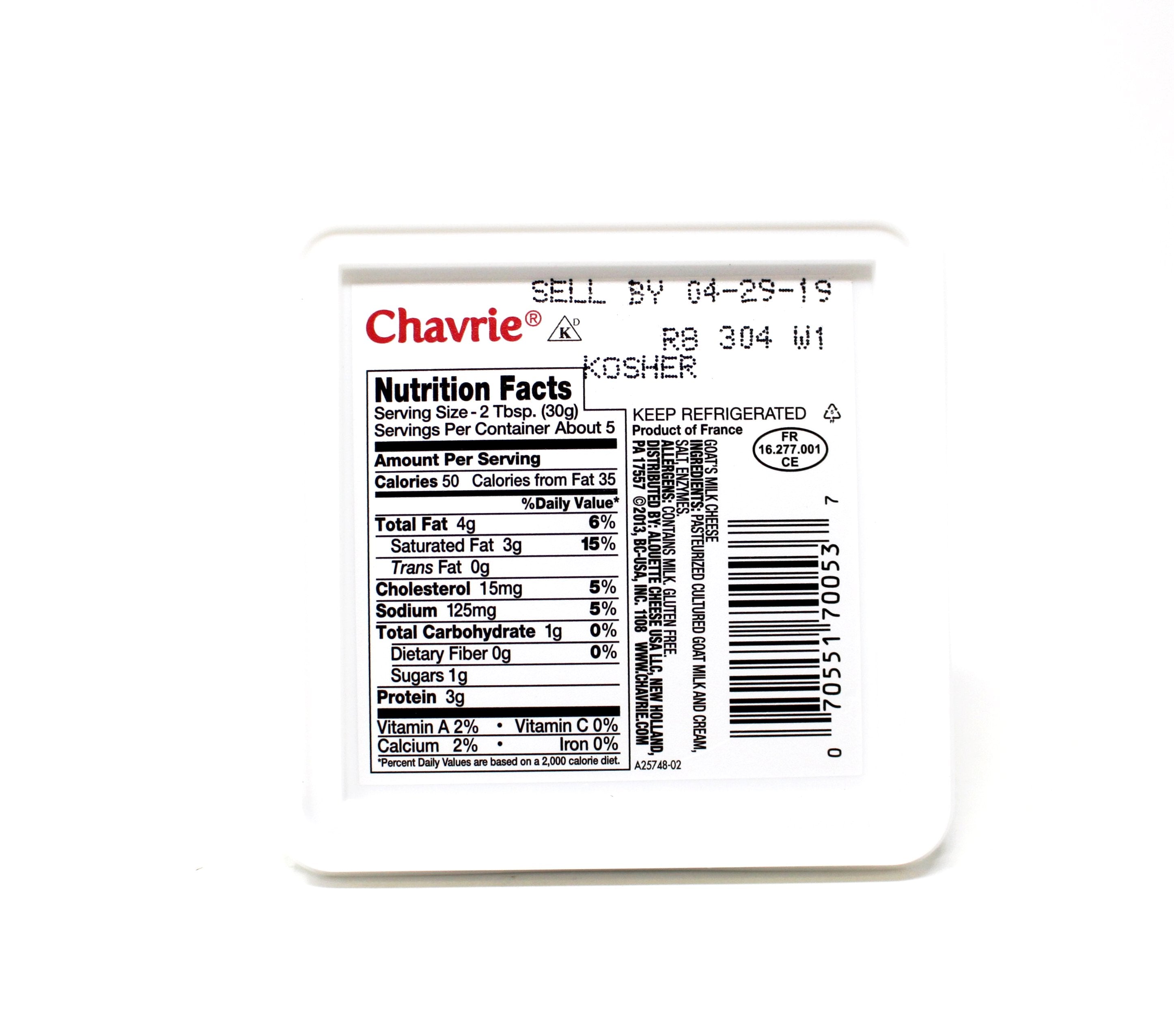 Goat Chavrie Pyramid, 5.3 oz - Curedandcultivated