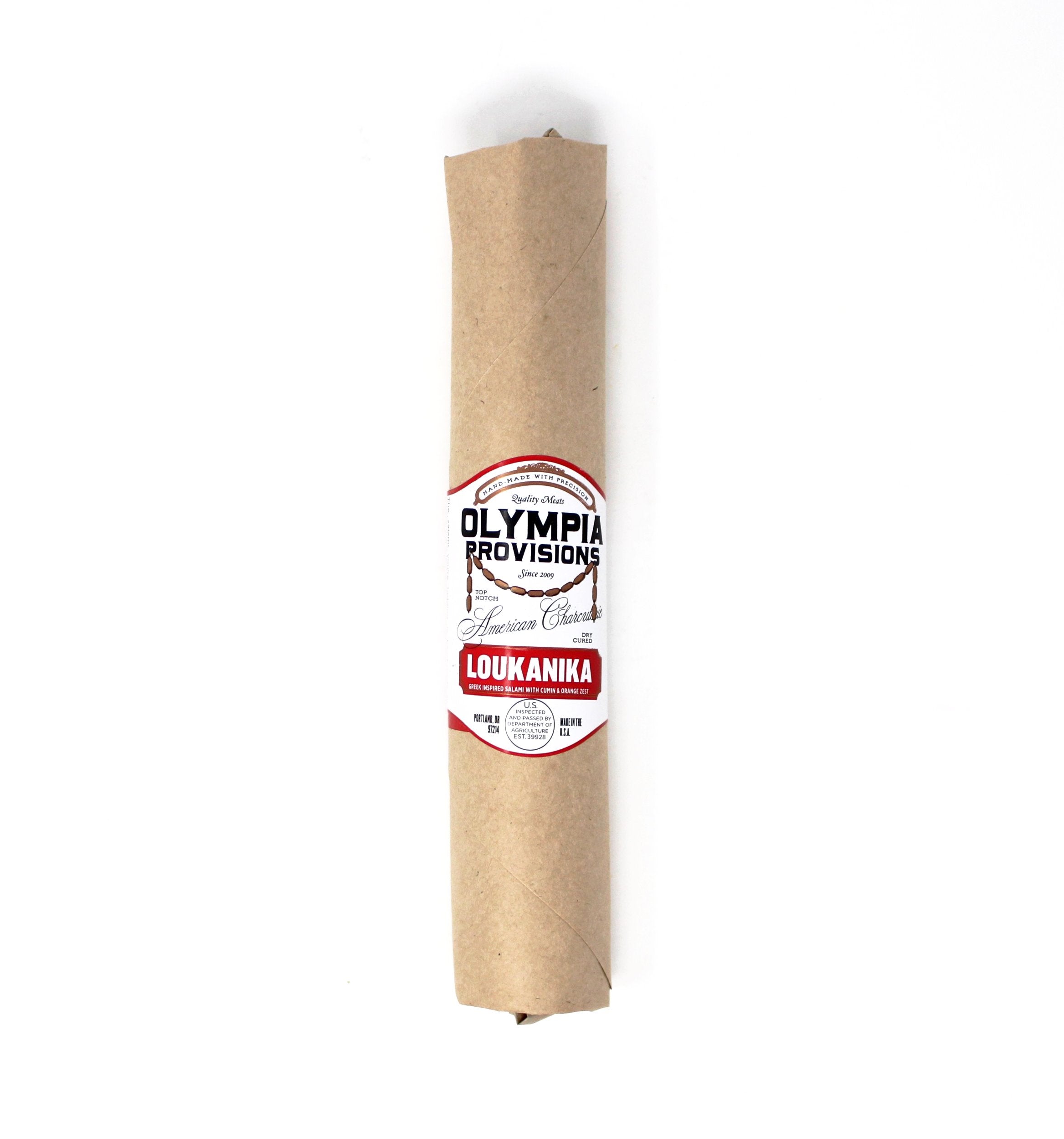 Loukanika Greek Salami - Curedandcultivated