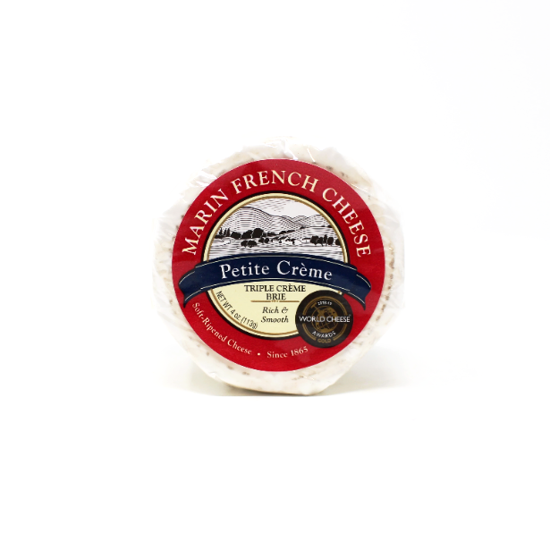 Petite Triple Cream Brie, 4 oz - Curedandcultivated