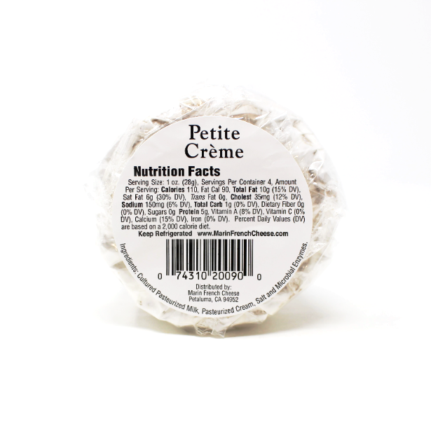Petite Triple Cream Brie, 4 oz - Curedandcultivated