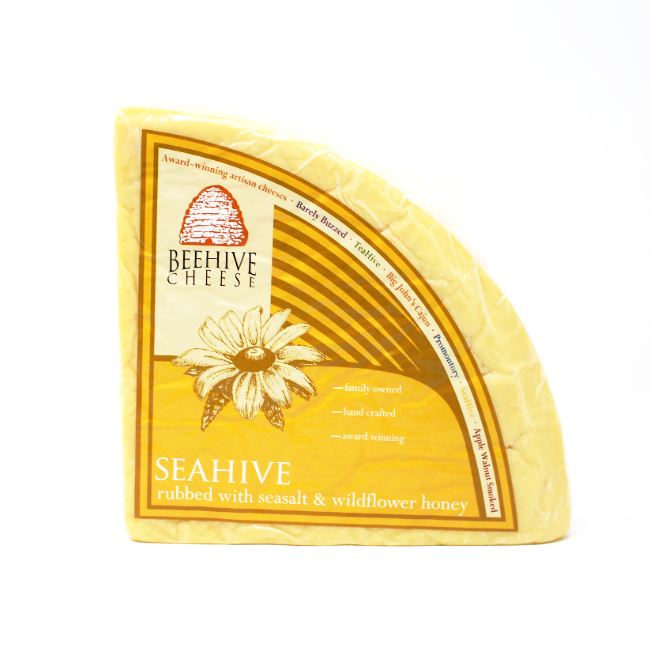 Beehive Seahive Sea Salt & Honey Cheddar - Curedandcultivated