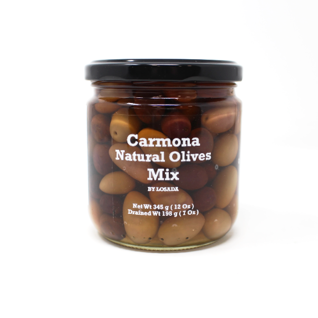 Carmona Natural Olives Mix, 7 oz - Curedandcultivated