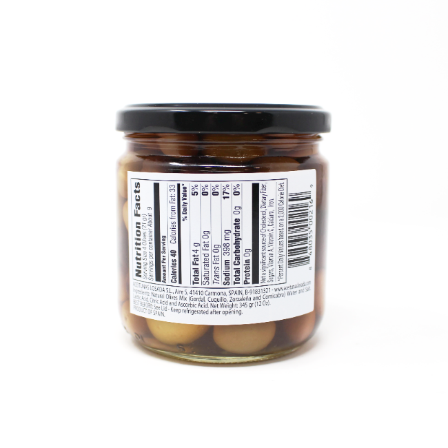 Carmona Natural Olives Mix, 7 oz - Curedandcultivated