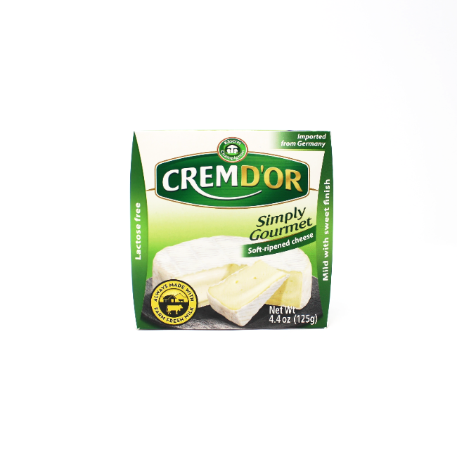 Cremd'Or - lactose free brie, 4.4 oz - Curedandcultivated