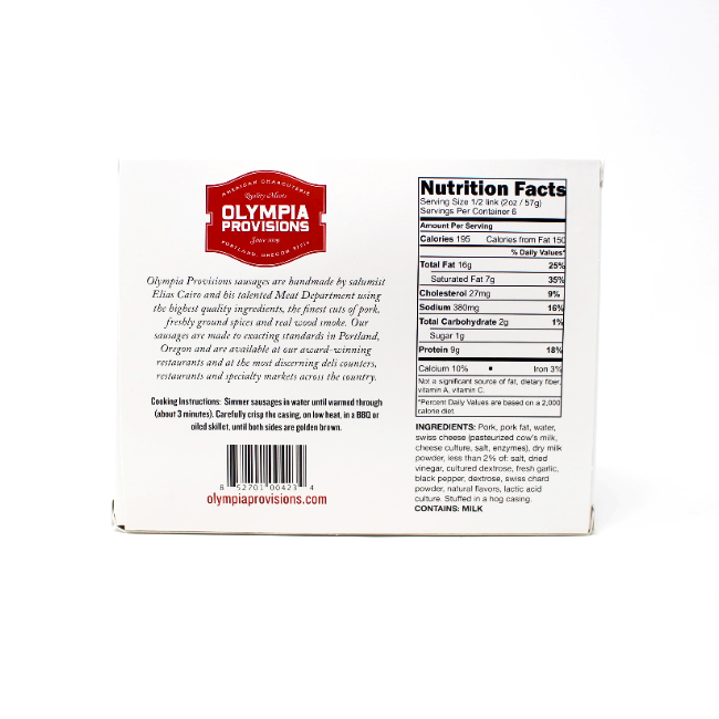 Käsekrainer, 12 oz - Curedandcultivated