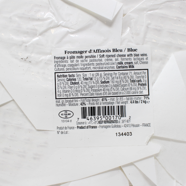 Fromager d'Affinois Bleu - Curedandcultivated