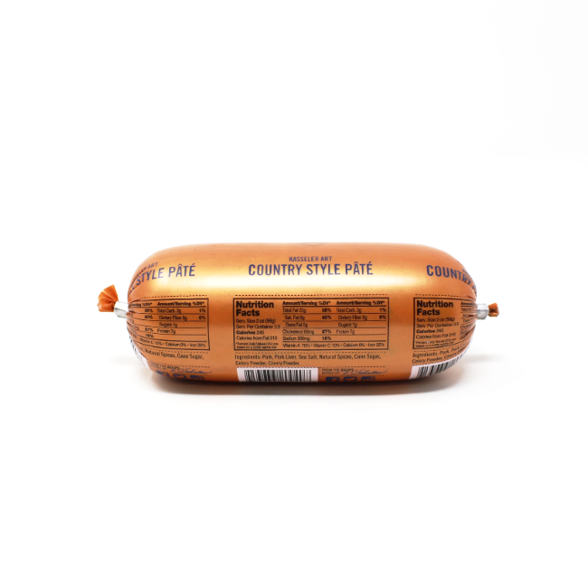 Kasseler Country Style Pâté, 7 oz - Curedandcultivated