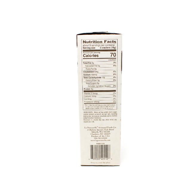 La Panzanella Oat Thins GF - Curedandcultivated
