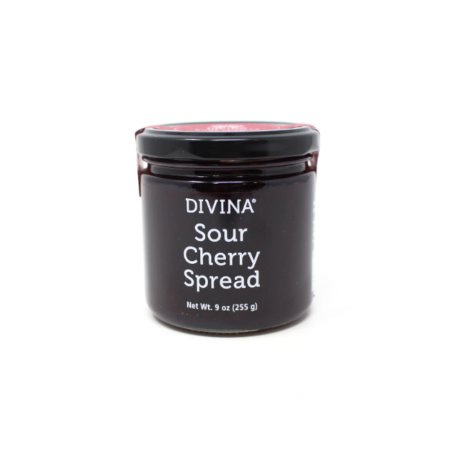 Sour Cherry Spread Divina, 9 oz - Curedandcultivated