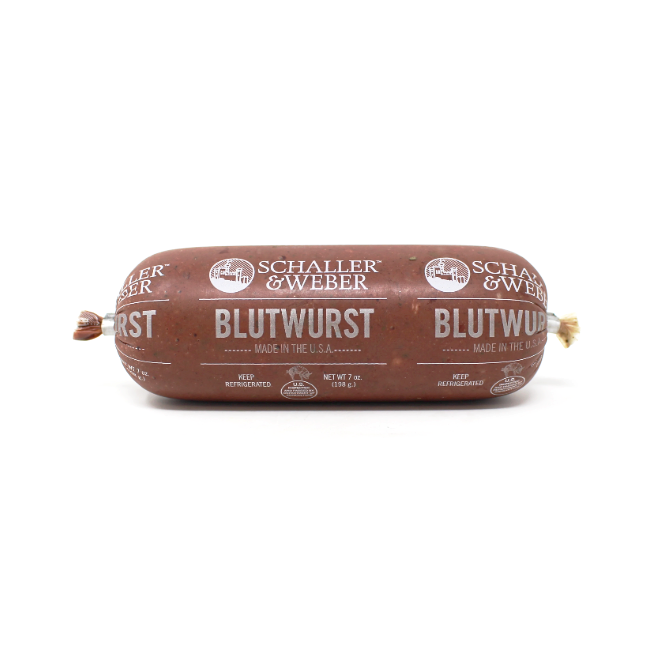 German Blutwurst Schaller & Weber, 7 oz - Curedandcultivated