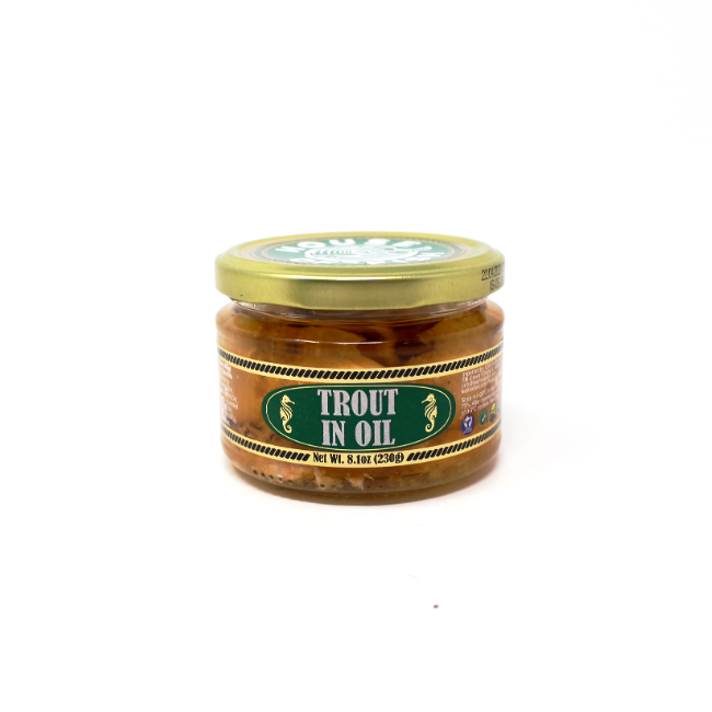House of Fish Trout In Oil, 8.1oz - Curedandcultivated