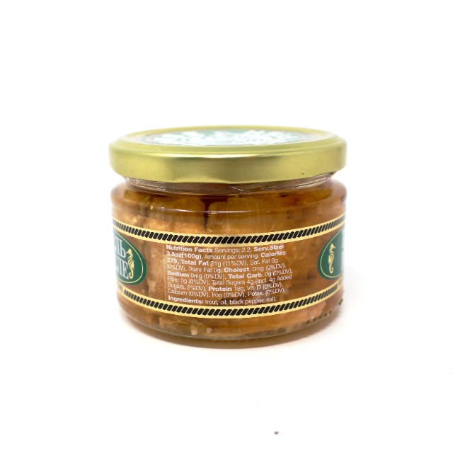 House of Fish Trout In Oil, 8.1oz - Curedandcultivated