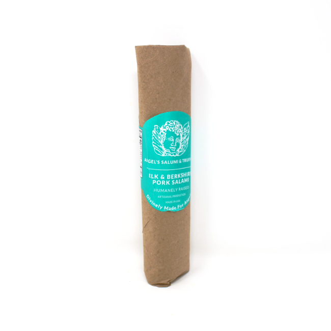 Angel's Elk and Berkshire Pork Salami, 5.5 oz - Curedandcultivated