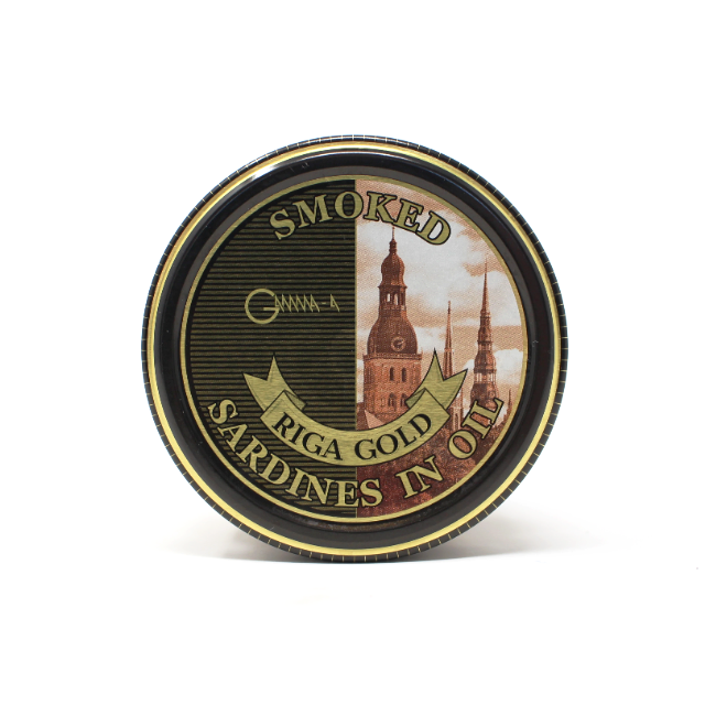 Riga Gold Smoked Sardines in Oil, 9.5oz - Curedandcultivated